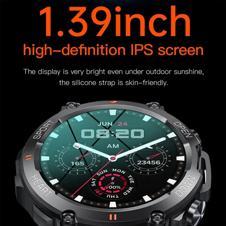 K56Pro นาฬิกาอัจฉริยะขนาด 1.39 นิ้ว วัดอัตราการเต้นหัวใจ/ความดันโลหิต/ออกซิเจนในเลือด พร้อมโทรศัพท์
