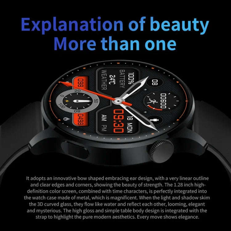 UM93Pro นาฬิกาโทร Bluetooth ขนาด 1.28 นิ้ว วัดอัตราการเต้นหัวใจ/ออกซิเจนในเลือด พร้อมฟังก์ชัน NFC