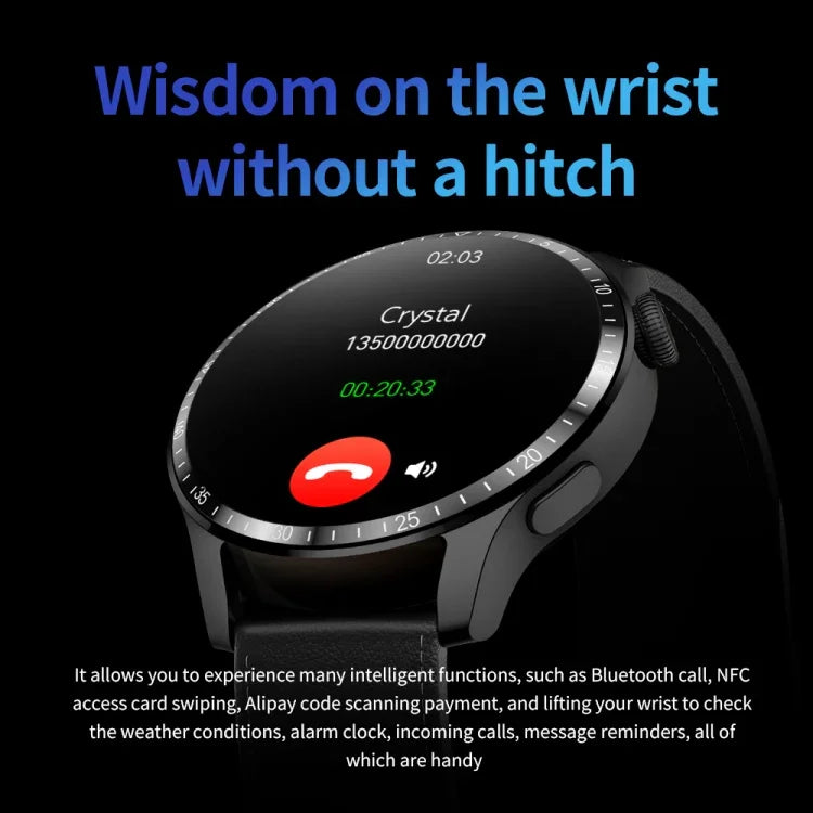 UM93Pro นาฬิกาโทร Bluetooth ขนาด 1.28 นิ้ว วัดอัตราการเต้นหัวใจ/ออกซิเจนในเลือด พร้อมฟังก์ชัน NFC