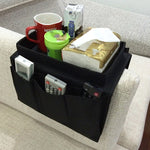 SF001 Oxford Cloth Sofa Armrest Hang Bag Household Storage Bag, Oxford Cloth Black, Oxford Cloth Coffee, Oxford Cloth Beige