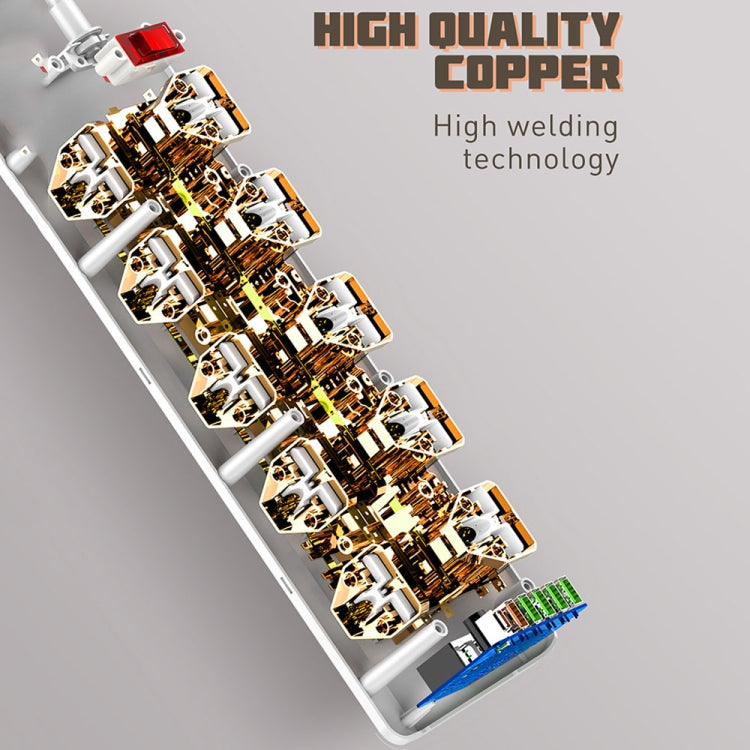 ปลั๊กชาร์จเร็ว LDNIO SC10610 30W 10+6 พอร์ต สำหรับเดินทาง บ้าน และสำนักงาน, สเปค:, ปลั๊ก UK, ปลั๊ก EU, ปลั๊ก US