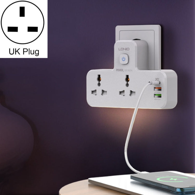 ปลั๊กชาร์จเร็ว LDNIO SC2311 20W PD+QC 3.0 พร้อมไฟกลางคืน, สเปค:, ปลั๊ก EU, ปลั๊ก UK, ปลั๊ก US