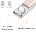 ไฟตู้เสื้อผ้าชาร์จ USB 2.8W อัจฉริยะ ตรวจจับร่างกายมนุษย์, ความยาว:, 30 ซม., 40 ซม.