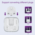 LDNIO A3513Q อะแดปเตอร์โทรศัพท์ 32W QC3.0 3 พอร์ต USB ปลั๊ก EU พร้อมสาย Micro USB, ปลั๊ก EU พร้อมสาย 8 Pin, ปลั๊ก EU พร้อมสาย Type-C, ปลั๊ก EU พร้อมสาย Type C เป็น 8 Pin, ปลั๊ก UK พร้อมสาย Micro USB, ปลั๊ก UK พร้อมสาย 8 Pin, ปลั๊ก UK พร้อมสาย Type-C