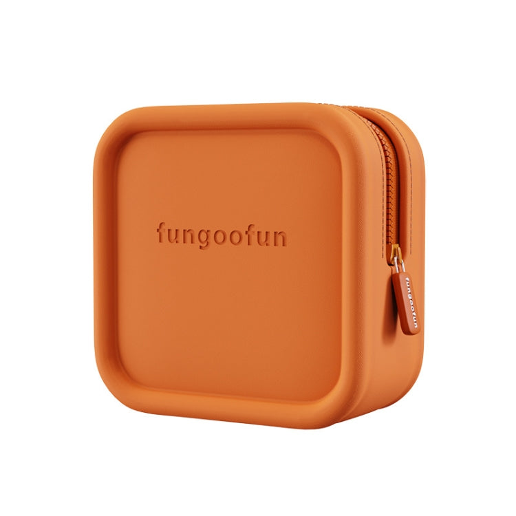 กระเป๋าเก็บอุปกรณ์ดิจิทัล EVA สีลูกกวาด Fungoofun สำหรับเดินทาง กระเป๋าเครื่องสำอาง, สี่เหลี่ยมสีชมพู, สี่เหลี่ยมสีส้ม, สี่เหลี่ยมสีเหลือง, อิฐสีชมพู, อิฐสีส้ม, อิฐสีเหลือง