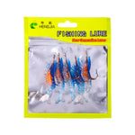 เหยื่อปลอมกุ้งนุ่มหุ้มตะกั่ว HENGJIA SO077 ขนาด 6 ซม. น้ำหนัก 3 กรัม สำหรับปลากะพง, SO077 1, SO077 2, SO077 3, SO077 4
