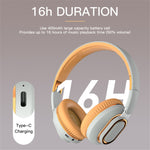 หูฟังบลูทูธไร้สายพับได้ H7 พร้อมไมโครโฟน รองรับการ์ด TF, AUX