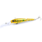 เหยื่อปลอม M0208 แบบหลายส่วนจำลองบิโอนิก ขนาด 13.3 ซม./น้ำหนัก 13.4 กรัม, M0208 5, M0208 6, M0208 1, M0208 2, M0208 3, M0208 4
