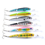 เหยื่อปลอม M0208 แบบหลายส่วนจำลองบิโอนิก ขนาด 13.3 ซม./น้ำหนัก 13.4 กรัม, M0208 5, M0208 6, M0208 1, M0208 2, M0208 3, M0208 4