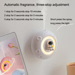 K-1101 Astronaut Automatic Timer Smart Aromatherapy Machine With Small Night Light, White, Pink