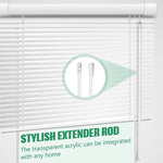 Blinds Acrylic Transparent Rod Move Light Rod With Hook Handle, Size: 24 Inch, 12 Inch Acrylic Transparent Rod, 17 Inch Acrylic Transparent Rod, 24 Inch Acrylic Transparent Rod
