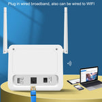 VR312 4G LTE Router 4G CPE FDD/TDD Card Mobile Router MOD Malay Version EU Plug, VR312 EU Plug White