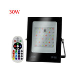 ไฟสปอร์ตไลท์ LED เปลี่ยนสี RGB พร้อมรีโมทคอนโทรล, 30W, 100W