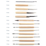 ชุดเครื่องมือแกะสลักดินเหนียวปั้นดินเผา, 36 ชิ้น/ชุด