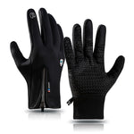 A045 Cycling Gloves Touch Screen Windproof Waterproof Sport Keep Warm Gloves, M, L, XL