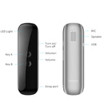 เครื่องแปลภาษาสมาร์ท Junyue G5 บลูทูธแบบพกพาสำหรับธุรกิจและการเรียนรู้ ปากกาแปลภาษา G5 สีขาว, G5 สีดำ