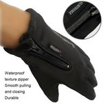 ถุงมือขี่จักรยานกันน้ำกลางแจ้ง HUNTRANGE A022 สัมผัสหน้าจอ กันหนาว ขนาด S M L XL XXL