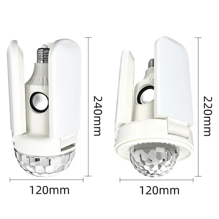 ZSCPH-001 ไฟบรรยากาศดนตรีสามใบสีสันสดใส RGB บลูทูธมัลติฟังก์ชัน 40W, ขนาด:, L (ดาว), S (ดาว), L (ลูกบอลมหัศจรรย์), S (ลูกบอลมหัศจรรย์)