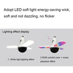 ZSCPH-001 ไฟบรรยากาศดนตรีสามใบสีสันสดใส RGB บลูทูธมัลติฟังก์ชัน 40W, ขนาด:, L (ดาว), S (ดาว), L (ลูกบอลมหัศจรรย์), S (ลูกบอลมหัศจรรย์)