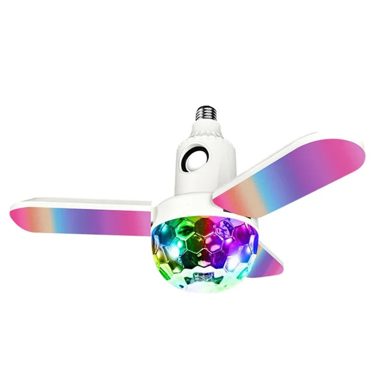 ZSCPH-001 ไฟบรรยากาศดนตรีสามใบสีสันสดใส RGB บลูทูธมัลติฟังก์ชัน 40W, ขนาด:, L (ดาว), S (ดาว), L (ลูกบอลมหัศจรรย์), S (ลูกบอลมหัศจรรย์)
