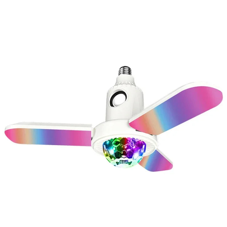 ZSCPH-001 ไฟบรรยากาศดนตรีสามใบสีสันสดใส RGB บลูทูธมัลติฟังก์ชัน 40W, ขนาด:, L (ดาว), S (ดาว), L (ลูกบอลมหัศจรรย์), S (ลูกบอลมหัศจรรย์)