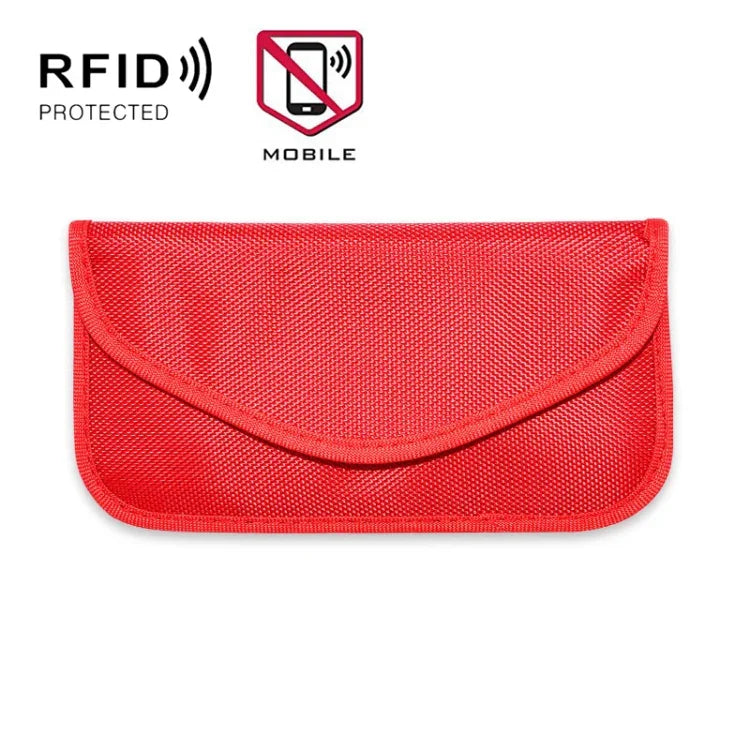 ถุงกันสัญญาณโทรศัพท์มือถือ 6.5 นิ้ว ป้องกันการระบุตำแหน่ง ถุงเก็บ RFID
