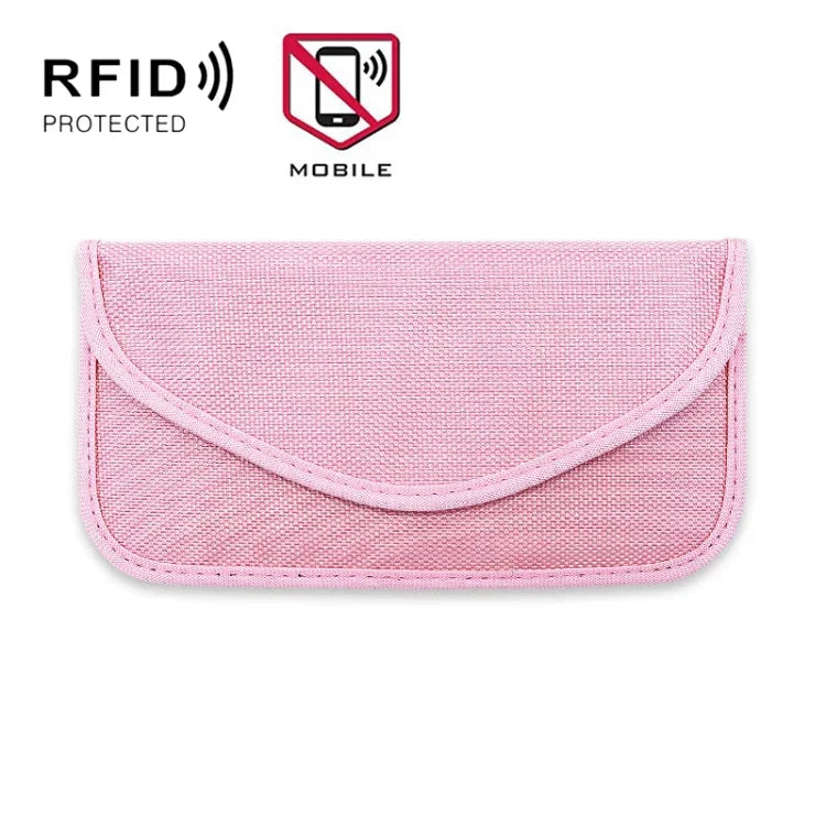 ถุงกันสัญญาณโทรศัพท์มือถือ 6.5 นิ้ว ป้องกันการระบุตำแหน่ง ถุงเก็บ RFID
