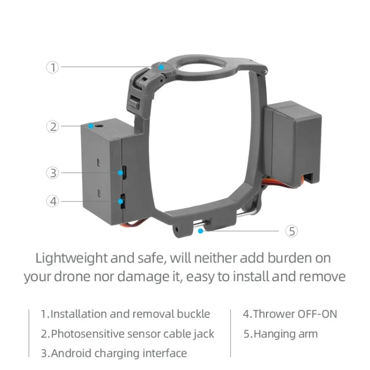 เครื่องยิงโดรนระบบ Airdrop สำหรับ DJI Mavic 2 Pro & Zoom