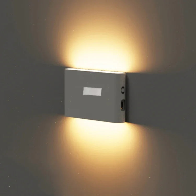 ไฟกลางคืน LED แบบไร้สาย ระบบเซ็นเซอร์อินฟราเรดอัจฉริยะแม่เหล็ก, เลนส์แบบแบน, เลนส์แบบกลม