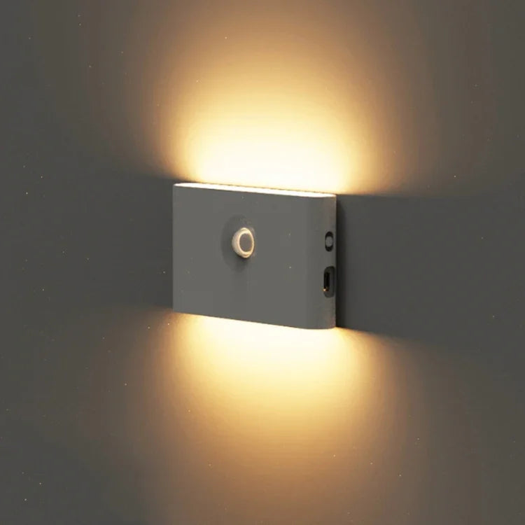 ไฟกลางคืน LED แบบไร้สาย ระบบเซ็นเซอร์อินฟราเรดอัจฉริยะแม่เหล็ก, เลนส์แบบแบน, เลนส์แบบกลม