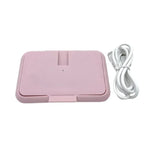 เครื่องอุ่นผ้าเปียก USB แบบพกพาสำหรับบ้านและรถ สีฟ้าอ่อน USB สีชมพู USB สีขาว
