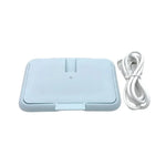 เครื่องอุ่นผ้าเปียก USB แบบพกพาสำหรับบ้านและรถ สีฟ้าอ่อน USB สีชมพู USB สีขาว