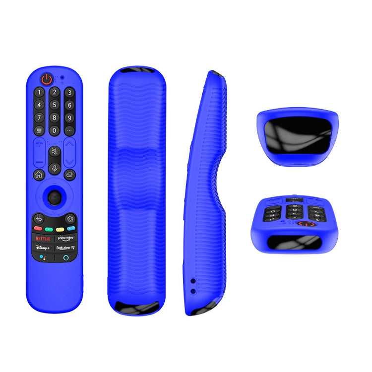 สำหรับเคสซิลิโคนกันรอยรีโมททีวี LG An-MR21GC / AN-MR21N / AN-MR21GA, สีเขียวเรืองแสง Y36, สีดำ Y36, สีน้ำเงิน Y36, สีแดง Y36, สีน้ำเงินเรืองแสง Y36