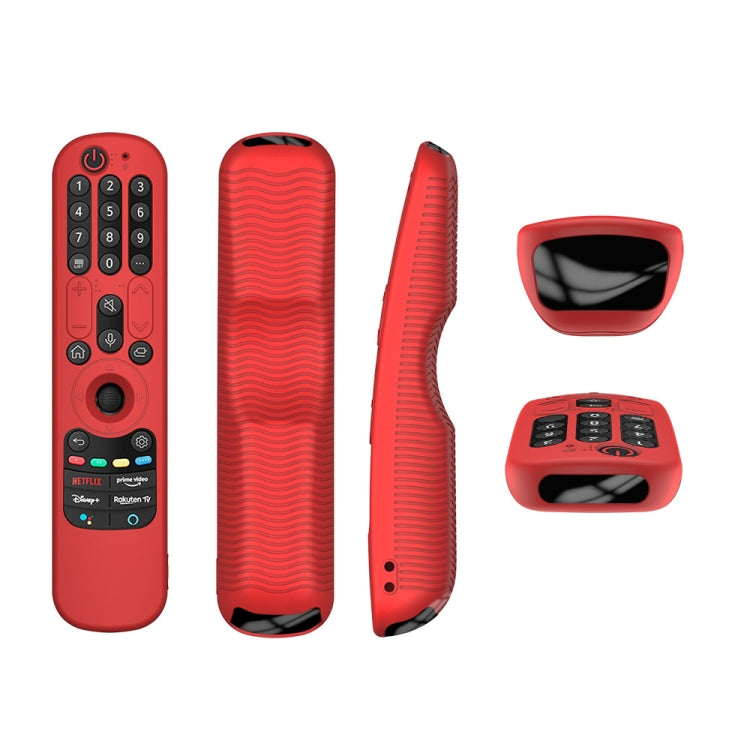 สำหรับเคสซิลิโคนกันรอยรีโมททีวี LG An-MR21GC / AN-MR21N / AN-MR21GA, สีเขียวเรืองแสง Y36, สีดำ Y36, สีน้ำเงิน Y36, สีแดง Y36, สีน้ำเงินเรืองแสง Y36