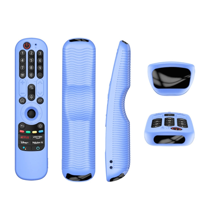 สำหรับเคสซิลิโคนกันรอยรีโมททีวี LG An-MR21GC / AN-MR21N / AN-MR21GA, สีเขียวเรืองแสง Y36, สีดำ Y36, สีน้ำเงิน Y36, สีแดง Y36, สีน้ำเงินเรืองแสง Y36