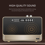 ลำโพงบลูทูธไร้สายตั้งโต๊ะเสียง HIFI ไม้ W1