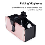 แว่น VR พับได้ Vr fold V1 มุมมองพาโนรามาสะดวกสบาย Vr fold V1