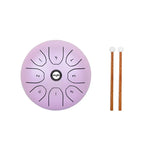เครื่องดนตรีเพอร์คัชชันกลองเปล่า Shuffle SD-5 ขนาด 5.5 นิ้ว สีเหลือง สีชมพู สีม่วง สีเขียว