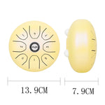 เครื่องดนตรีเพอร์คัชชันกลองเปล่า Shuffle SD-5 ขนาด 5.5 นิ้ว สีเหลือง สีชมพู สีม่วง สีเขียว