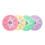เครื่องดนตรีเพอร์คัชชันกลองเปล่า Shuffle SD-5 ขนาด 5.5 นิ้ว สีเหลือง สีชมพู สีม่วง สีเขียว