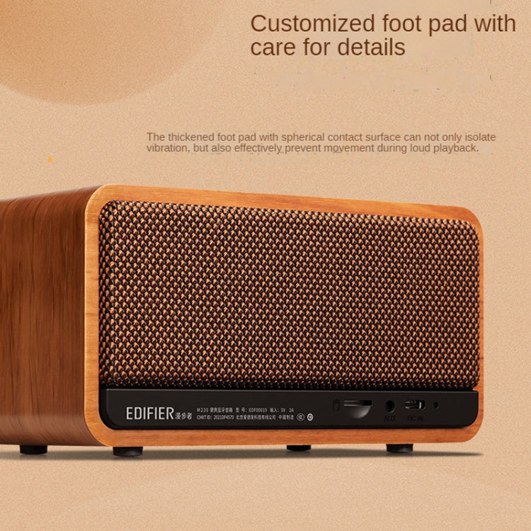 ลำโพงไม้บลูทูธพกพา Edifier M230 สไตล์เรโทรคลาสสิก รุ่น M230