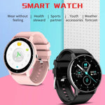 BW0223 นาฬิกาโทร Bluetooth อัจฉริยะวัดอัตราการเต้นหัวใจ/ออกซิเจนในเลือด/ความดันโลหิต สายซิลิโคนสีดำ น้ำเงิน ชมพู เบจ สายตาข่ายสีดำ ชมพู น้ำเงิน