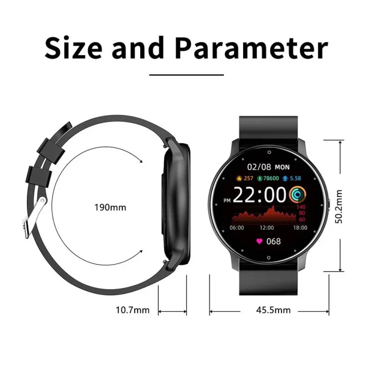 BW0223 นาฬิกาโทร Bluetooth อัจฉริยะวัดอัตราการเต้นหัวใจ/ออกซิเจนในเลือด/ความดันโลหิต สายซิลิโคนสีดำ น้ำเงิน ชมพู เบจ สายตาข่ายสีดำ ชมพู น้ำเงิน