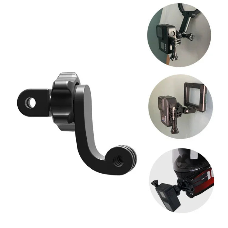 สายรัดพื้นฐาน ST-06 2 ชิ้น สำหรับ GoPro Hero11 Black / HERO10 Black /9 Black /8 Black /7 /6 /5 /5 Session /4 Session /4 /3+ /3 /2 /1, DJI Osmo Action และกล้องแอคชั่นอื่นๆ อะแดปเตอร์ถ่ายภาพตรงกลาง