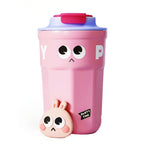 Cartoon Thermal Insulation Cup 316 Stainless Steel Coffee Mug Water Cup, Capacity:, 400ml Purple, 400ml Pink, 400ml Light Green, 400ml White
