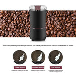 เครื่องบดกาแฟไฟฟ้าสแตนเลส M150A ขนาดเล็ก สำหรับบดเมล็ดกาแฟ รุ่นปลั๊ก US (ม่วง), US (ดำ), US (ขาว), EU (ขาว), EU (ม่วง), UK (ขาว), UK (ดำ), UK (ม่วง)
