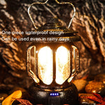 ไฟเต็นท์เรโทร LED รุ่น LH-B46 ชาร์จ USB สะดวกสำหรับตั้งแคมป์, LH-B46 สีขาว, LH-B46 สีเขียว, LH-B46 สีดำ
