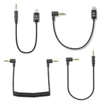 สำหรับสายอะแดปเตอร์ไมโครโฟน Rode YICHUANG, สายเสียง 3.5 มม. เป็น 8 พิน, 3.5 มม. เป็น Type-C, 3.5 มม. TRS เป็น TRS, 3.5 มม. TRS เป็น TRRS