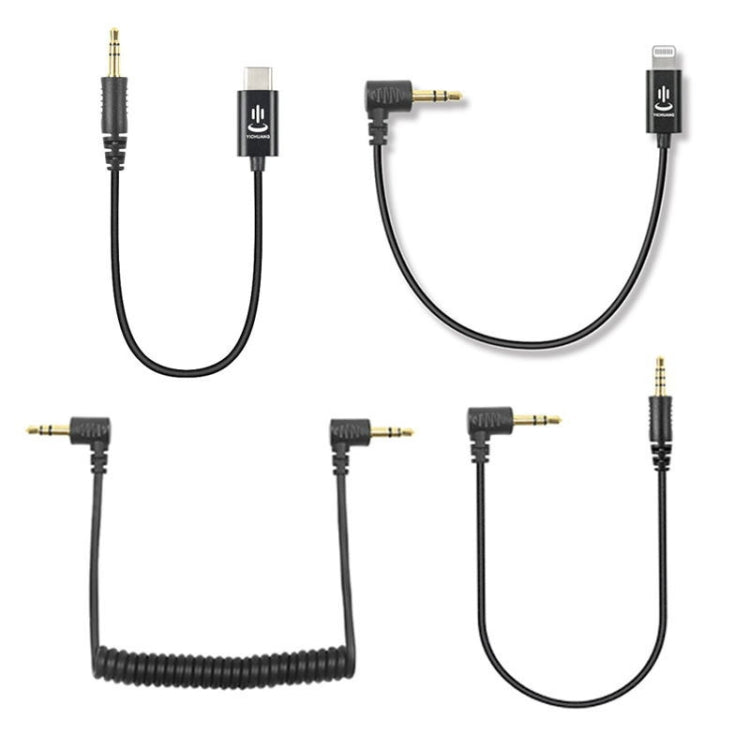 สำหรับสายอะแดปเตอร์ไมโครโฟน Rode YICHUANG, สายเสียง 3.5 มม. เป็น 8 พิน, 3.5 มม. เป็น Type-C, 3.5 มม. TRS เป็น TRS, 3.5 มม. TRS เป็น TRRS