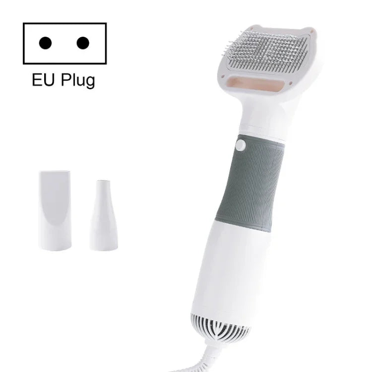 หวีเป่าขนสัตว์เลี้ยงไฟฟ้ากำลังสูง 600W 3 in 1, ขนาด:, ปลั๊ก US 110V, ปลั๊ก EU 220V, ปลั๊ก UK 220-240V